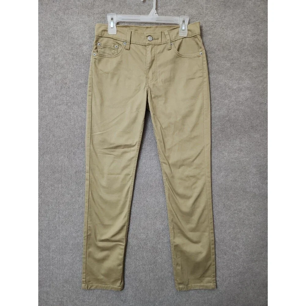Levi's 511 Slim All Seasons Tech Pants Mens 30x32 Khaki Stretch